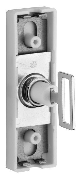 Zámek nábytkový rozvorový 701A bez rozvorových tyčí bílý (R 701ABT) - Vložky,zámky,klíče,frézky Zámky nábytkové, schránkové, na sklo